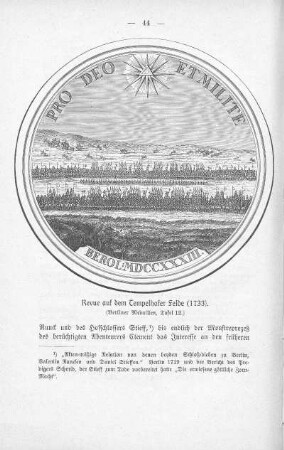 Revue auf dem Tempelhofer Felde (1733)