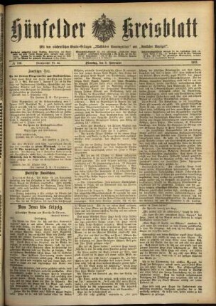 Ausgabe vom Dienstag, den 04. November 1913.
