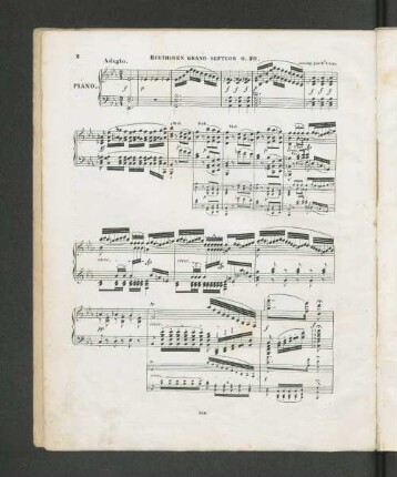 Beethoven Grand Septuor O. 20.