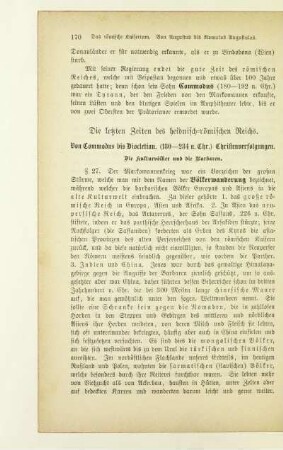Die letzten Zeiten des heidnisch-römischen Reichs