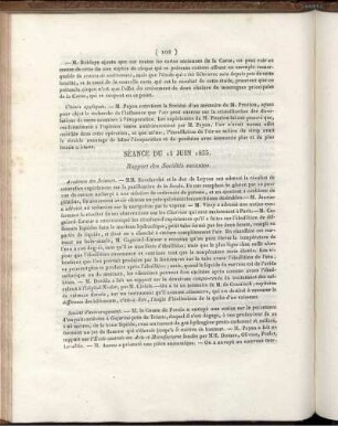 Séance Du 15 Juin 1833