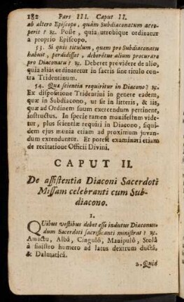 182-192, Caput II