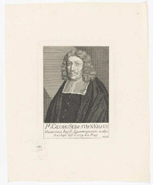 Bildnis des Georg Sebastian Kraus