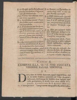 Caput I. Exhibens Illa, Quae Pro Vulgata Versione Facere Videntur