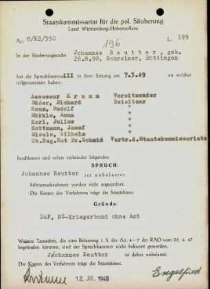 Reutter, Johannes