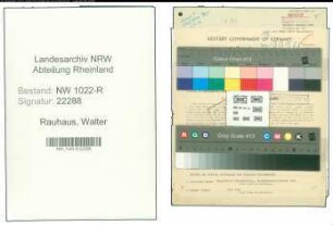 Entnazifizierung Walter Rauhaus , geb. 10.09.1898 (Buchhalter)