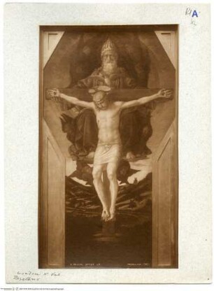 Altarbild der Santa Trinità von Pistoia, Gnadenstuhl