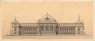 Reichstag, Berlin Zweiter Wettbewerb: Ansicht