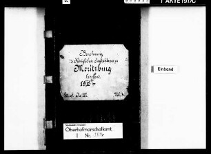 Bewohnung des königlichen Jagdschlosses Moritzburg , Band 3