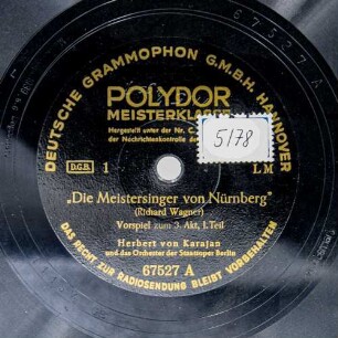 Die Meistersinger von Nürnberg (Vorspiel zum 3. Akt)
