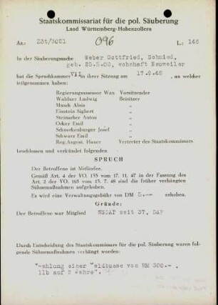 Weber, Gottfried