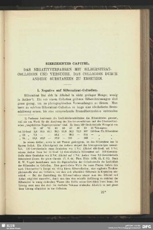 Siebzehntes Capitel. Das Negativverfahren mit Silbernitrat-Collodion und Versuche, das Collodion durch andere Substanzen zu ersetzen