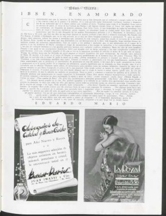 Ibsen, enamorado