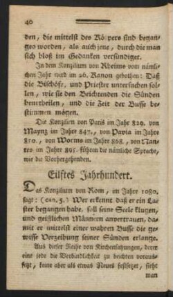Eilftes Jahrhundert