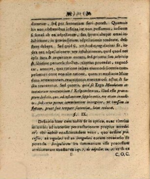 Dissertatio iuridica de attentatis, mandatum attentatorum revocatorium excludentibus et non excludentibus