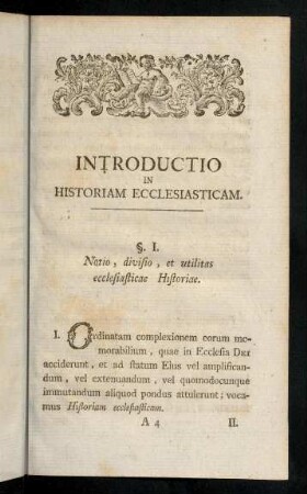 23-36, Introductio In Historiam Ecclesiasticam.