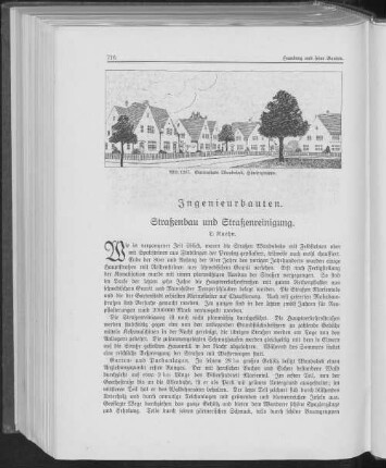 Straßenbau und Straßenreinigung.
