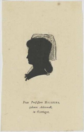 Bildnis der Frau Professor Meiners, geborne Achenwall