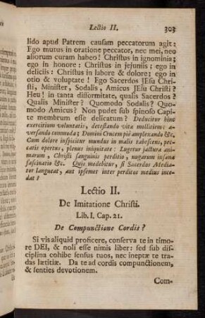 303-305, Lectio II