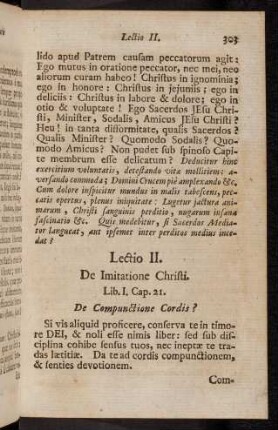 303-305, Lectio II
