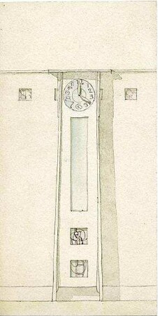 Rosenbauer, Gregor; Möbel und Interieurs - Standuhr (Perspektive)