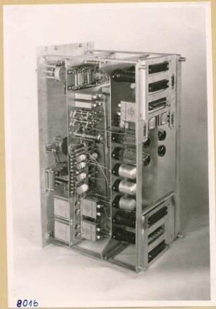Charakterograph - Einschub Typ LU 18360 (1) - Rückansicht; Foto 1953