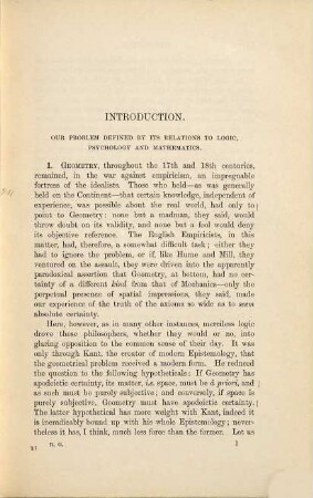 An essay on the foundations of geometry