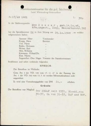 Hauser, Max