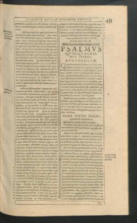 Psalmus Quinquagesimus Primus - Psalmus Sexagesimus.