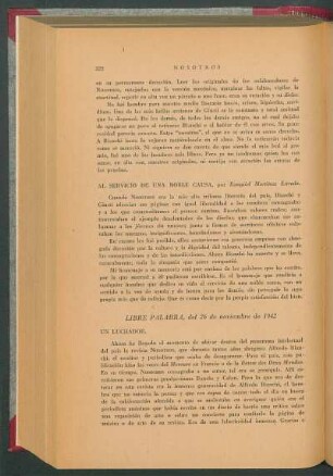 Al servicio de una noble causa, por Ezequiel Martínez Estrada