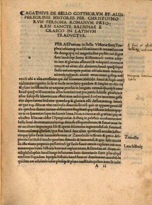 De bello Gothorum et aliis peregrinis historiis libri V