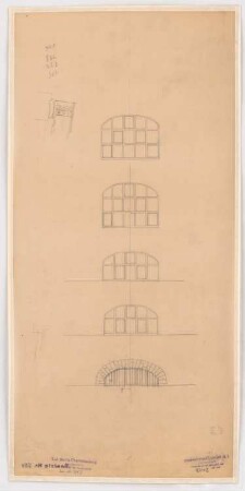 Fabrik Sigmund Goeritz AG, Chemnitz: Fensterdetails 1:10