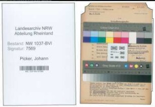 Entnazifizierung Johann Picker , geb. 01.08.1892 (Landwirt)
