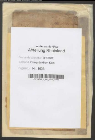 Verzeichnis der bei der Kreiskasse Köln bezahlten geistlichen Pensionisten.