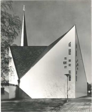 Gulbransson, Olaf Andreas; Ulm - Wiblingen; Versöhnungskirche - Außenansicht