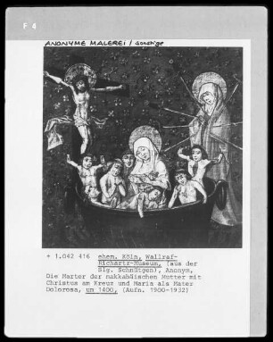 Die Marter der makkabäischen Mutter mit Christus am Kreuz und Maria als Mater Dolorosa