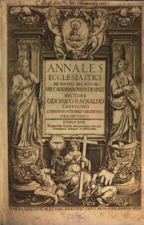 Annales Ecclesiastici Ab Anno MCXCVIII Vbi Card. Baronivs Desinit, 17