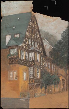 Fachwerkhaus: Perspektivische Ansicht