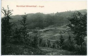 Warmbad-Wiesenbad. Blick auf Warmbad - Wiesenbad