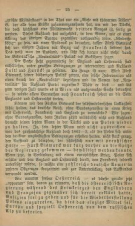 Zur politischen Lage.
