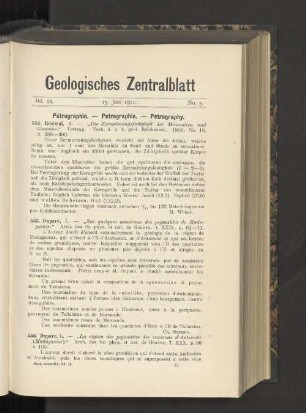 15. Juni 1911. No. 5.
