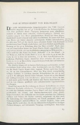 II. Das Küstengebiet von Reloncaví.