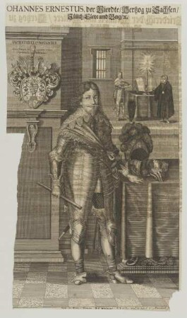 Bildnis des Johannes Ernestus, der Vierdte, Herzog zu Sachsen
