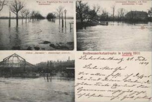 Hochwasserkatastrophe in Leipzig 1909