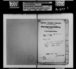 Umlage der Gebäude- und Gewerbesteuer von 1836/37 (nach Orten ohne Namen); Korrespondenz über Einzug der Gebäude- und Gewerbesteuer 1834/36
