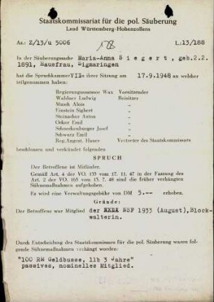 Siegert, Maria-Anna