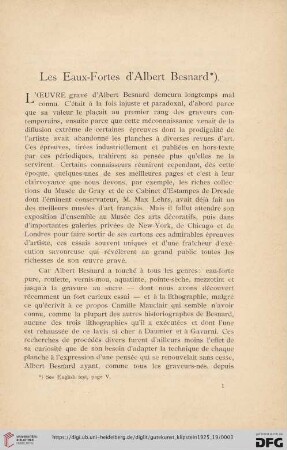 Les Eaux-Fortes d'Albert Besnard