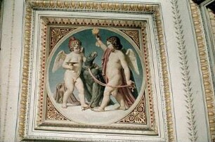 Putti mit Attributen des Jupiter