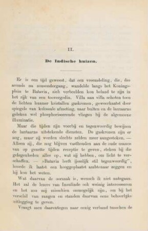 II. De Indische huizen