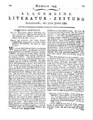 The monthly review. März 1786. London 1786